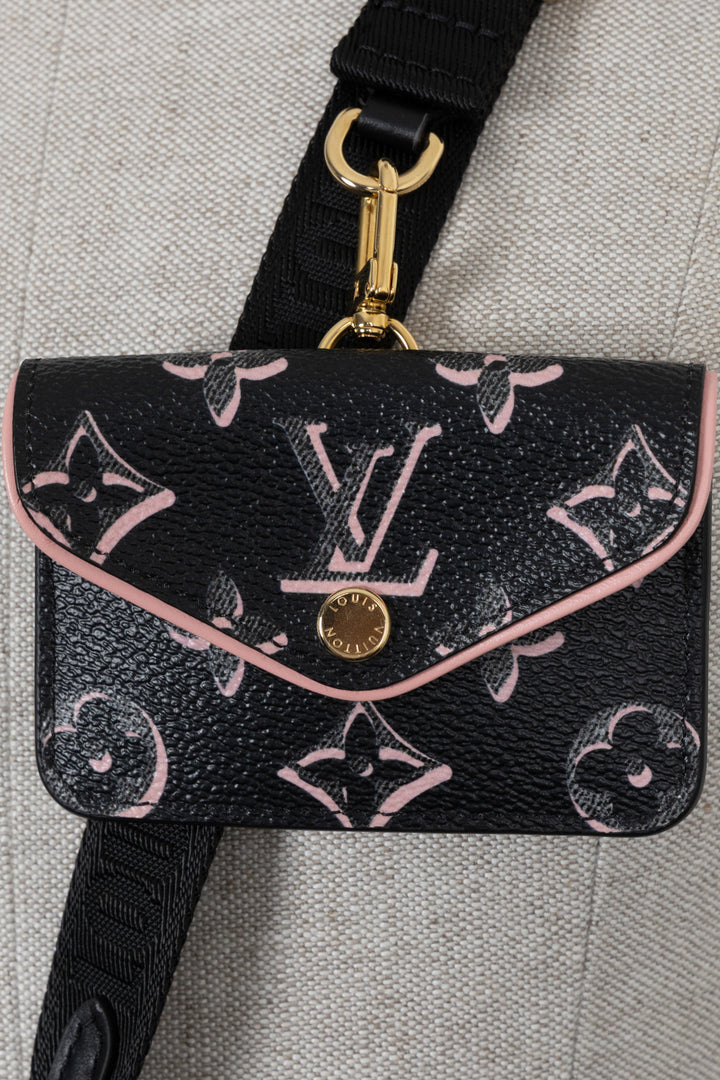 LOUIS VUITTON Félicie Strap & Go Crossbody Bag Black