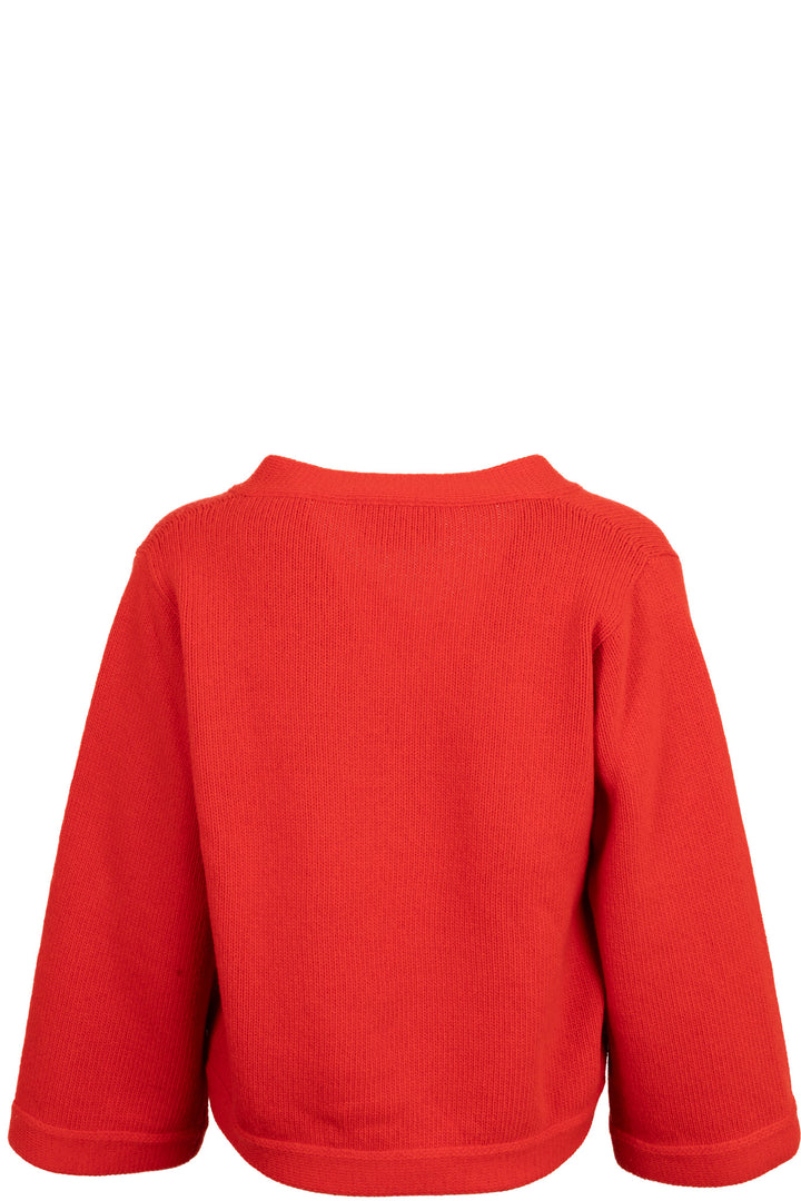 GUCCI Loved Bird Wool Sweater Red
