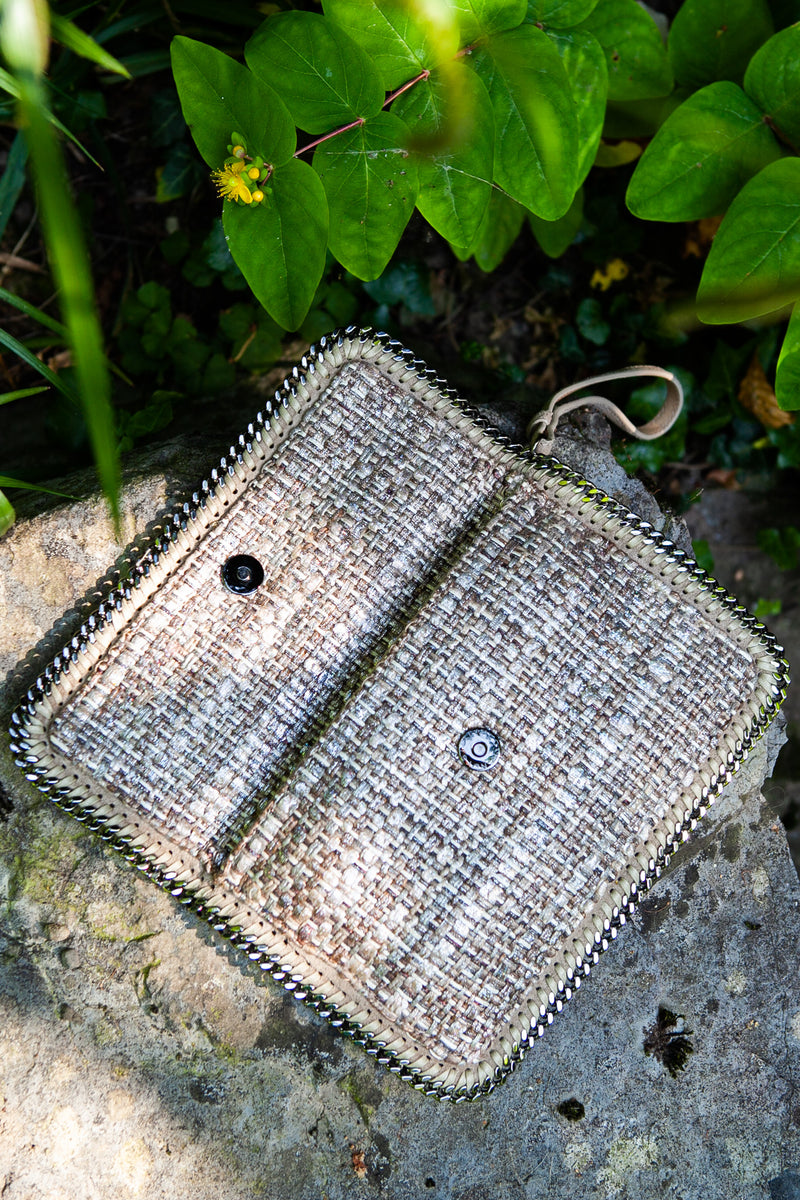 STELLA MCCARTNEY Fold Over Falabella Clutch Boucle