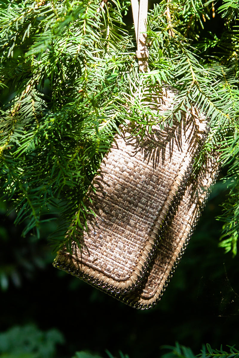 STELLA MCCARTNEY Fold Over Falabella Clutch Boucle