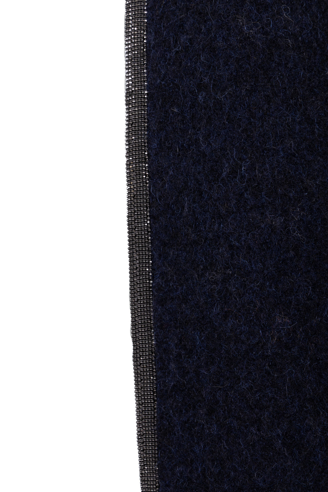 BRUNELLO CUCINELLI Double-Sided Monili Fringed Alpaca Poncho Blue