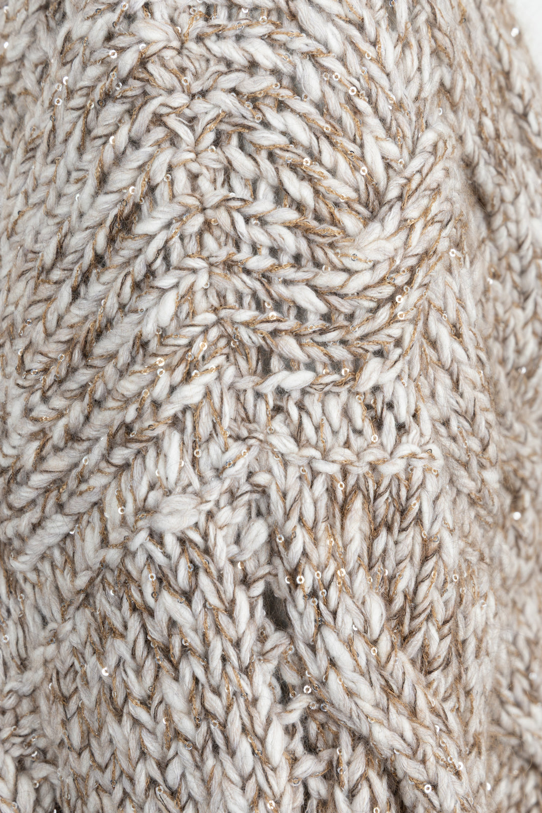 BRUNELLO CUCINELLI One Button Chunky Knit Wool White