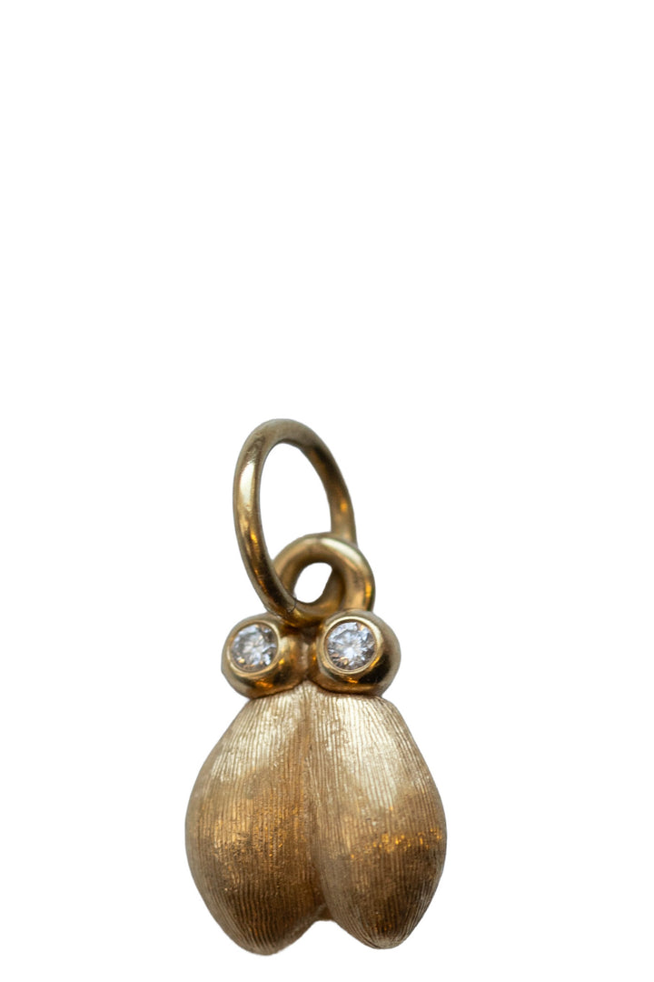 OLE LYNGGAARD My Little World Blomsterbi Charm 18k Gold