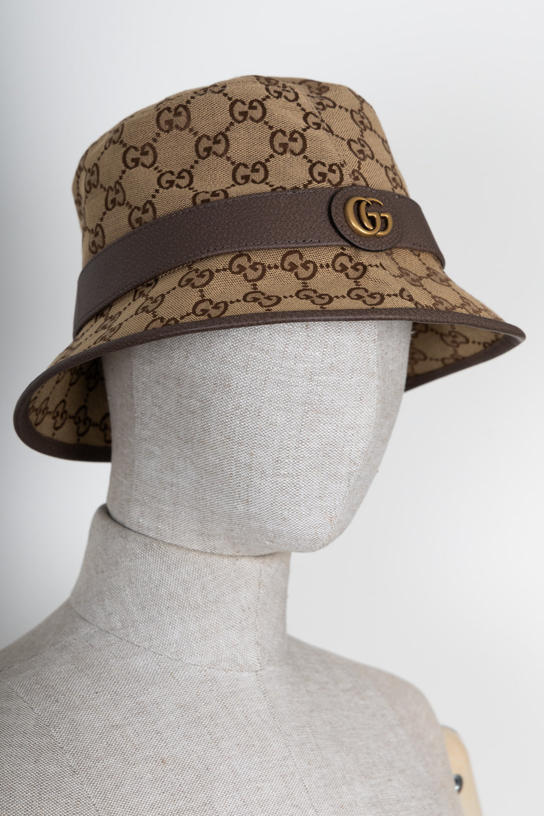 Bob Gucci Marmont en toile marron