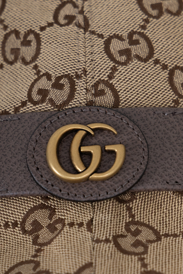 Bob Gucci Marmont en toile marron