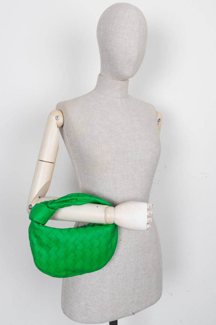 BOTTEGA VENETA Mini Jodie Intrecciato Parakeet