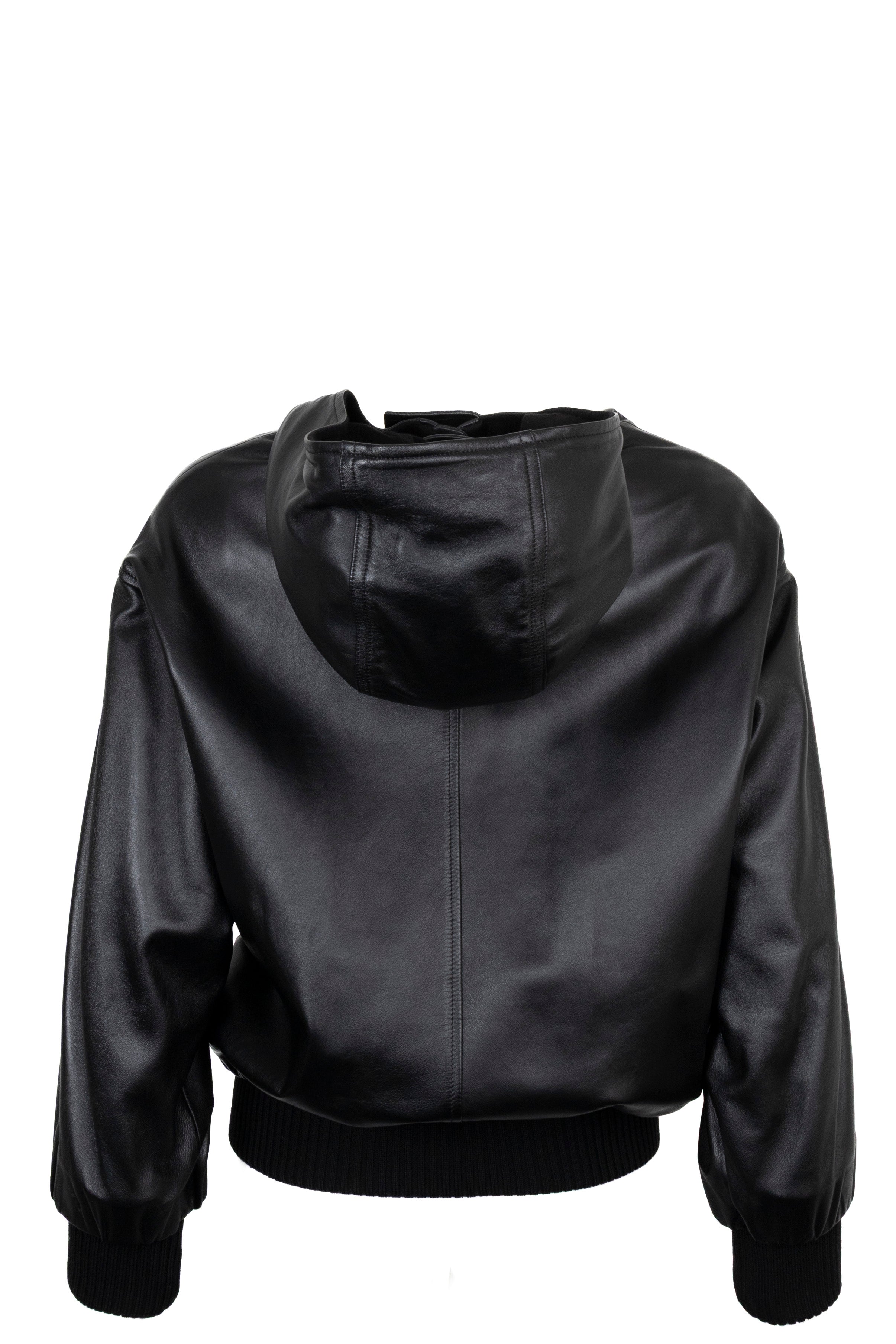 CHRISTIAN DIOR Bomber Jacket Leather Black – REAWAKE