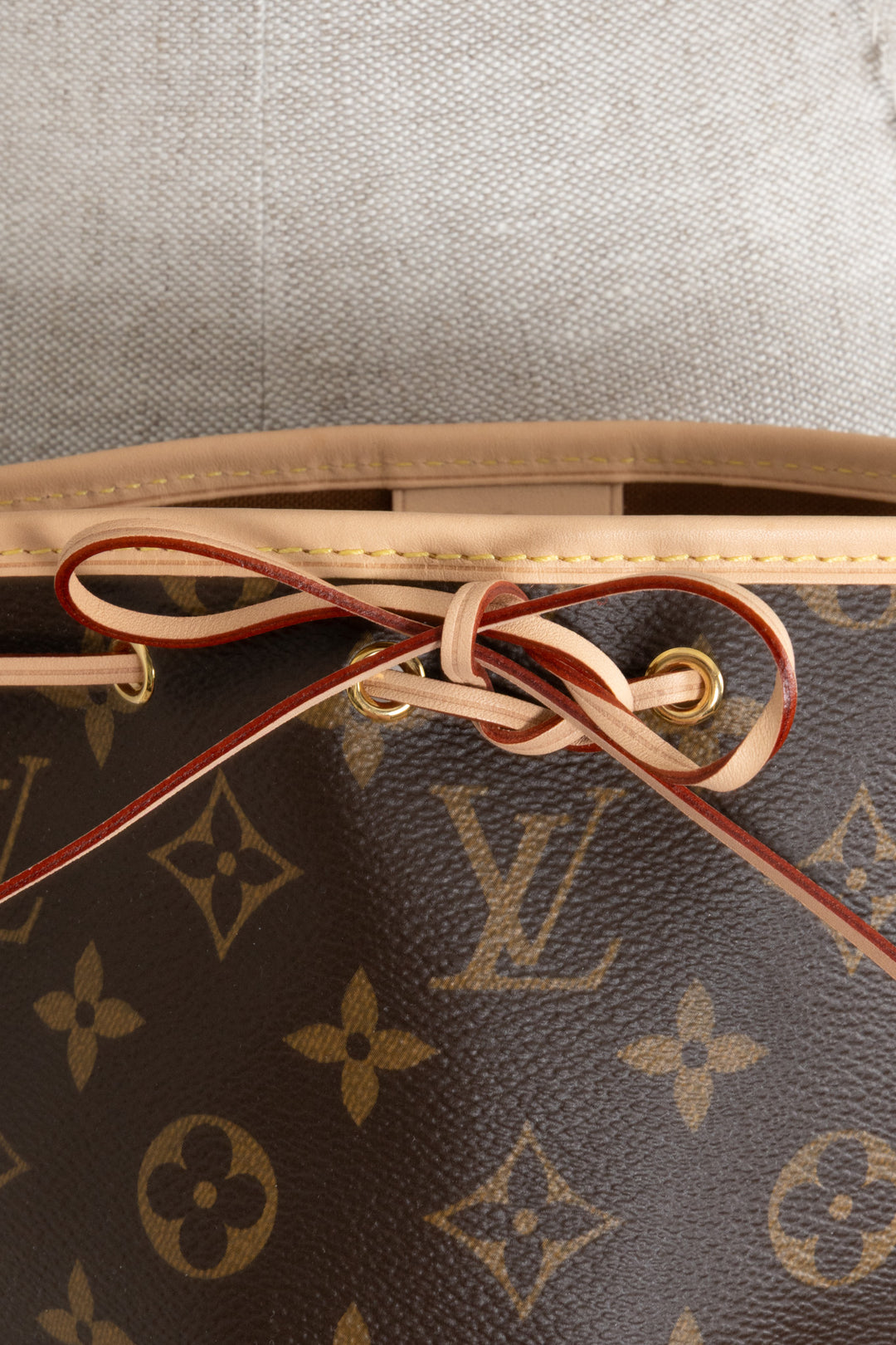 LOUIS VUITTON Nano Noé MNG Canvas Brown
