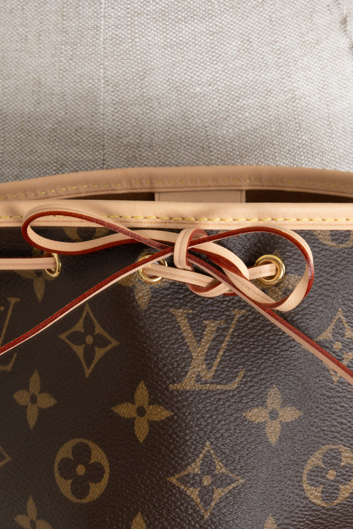 LOUIS VUITTON Nano Noé MNG Canvas Brown