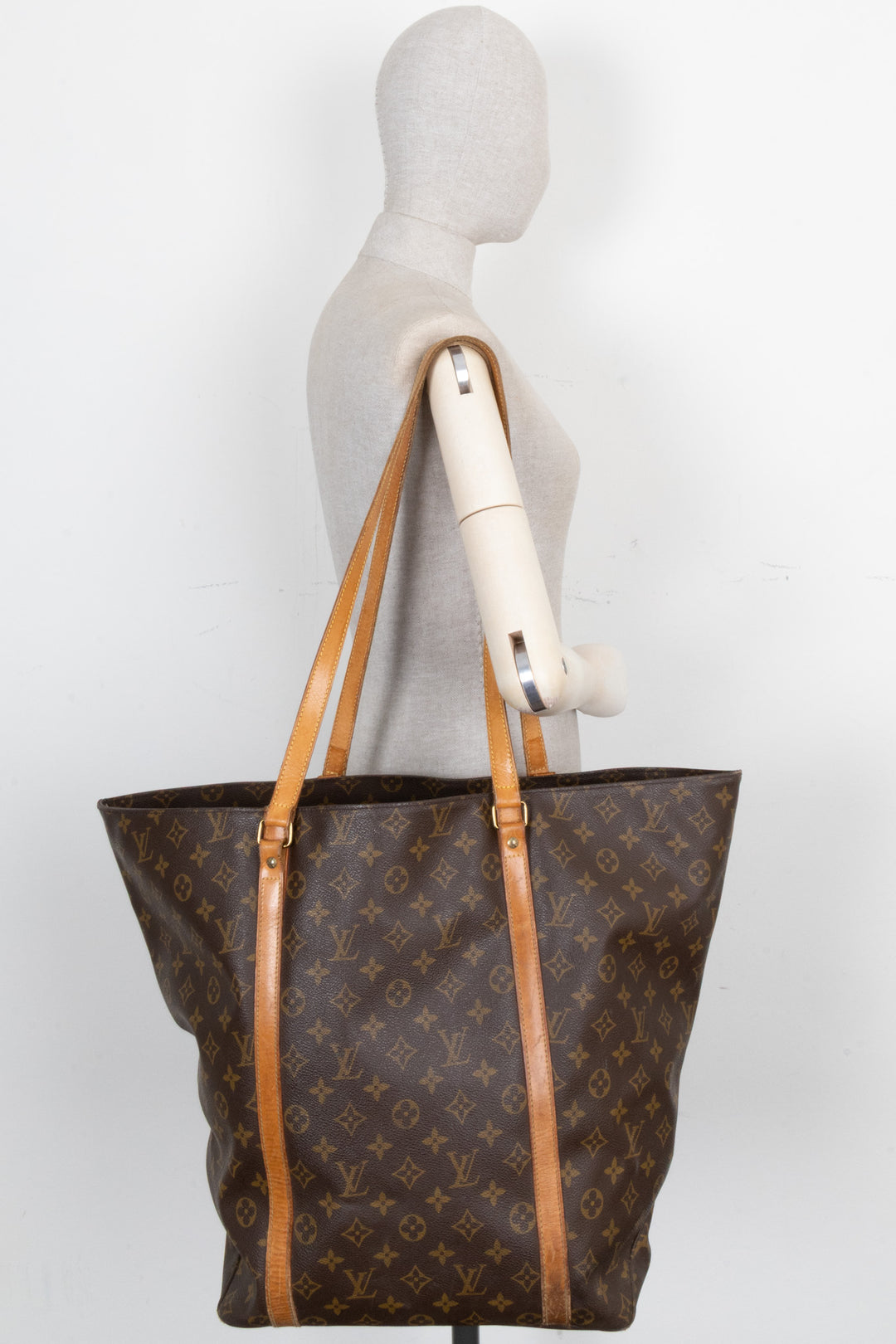LOUIS VUITTON Sac Cabas GM Toile Monogram Marron