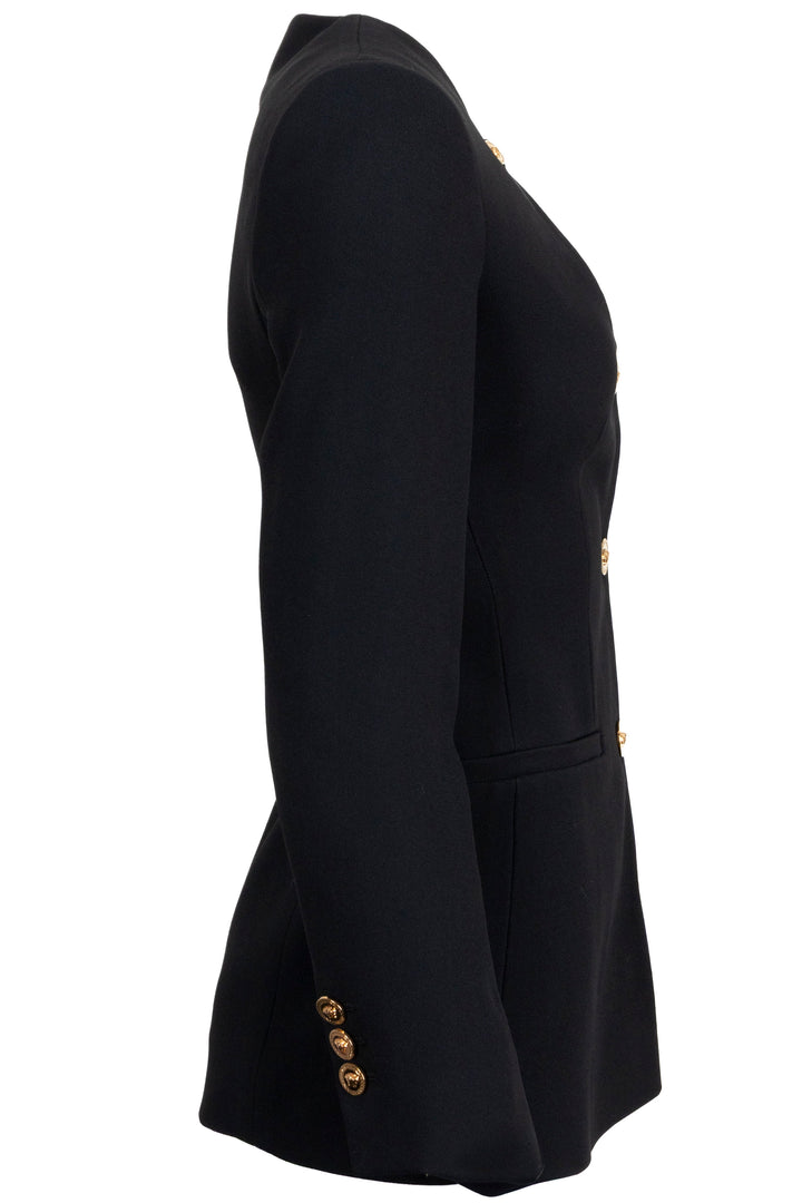 VERSACE Keyhole Blazer Black