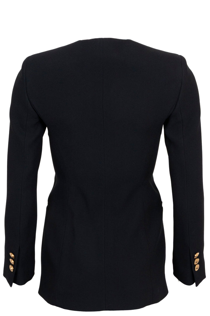 VERSACE Keyhole Blazer Black