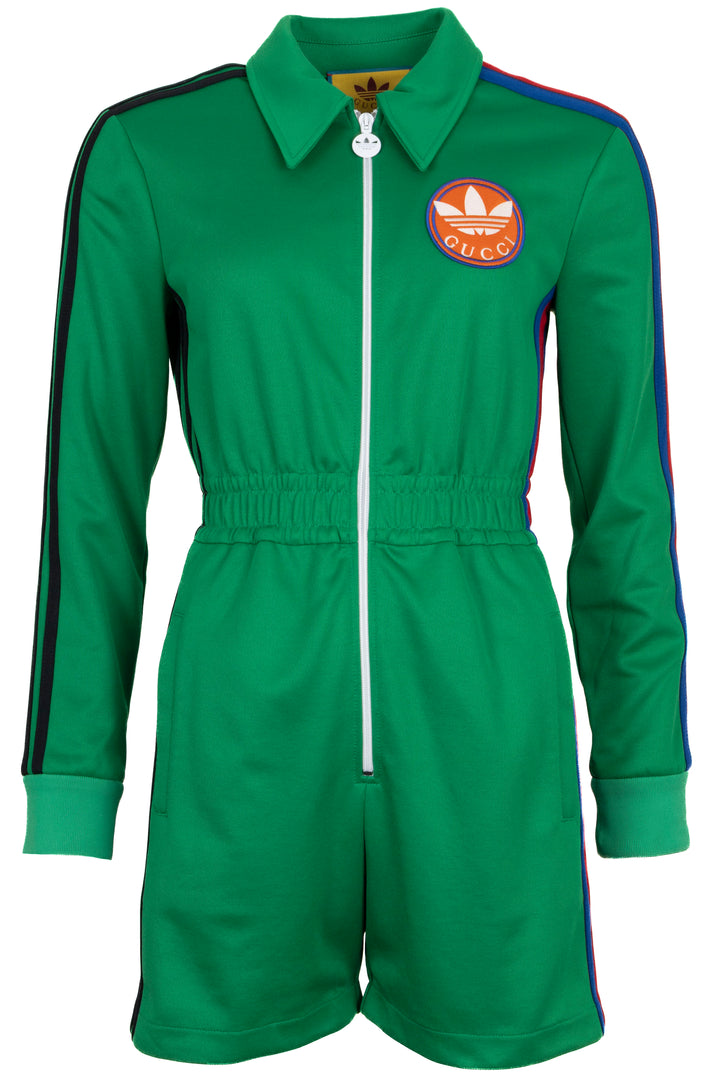 GUCCI x ADIDAS Logo Jumpsuit Green
