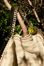STELLA MCCARTNEY Falabella Bag Canvas Greenbeige