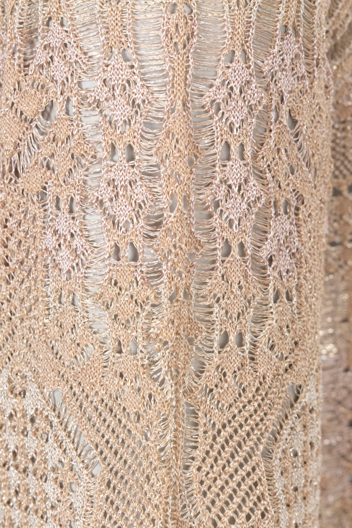 CHANEL 2022 Knit Cardigan Champagner Gold