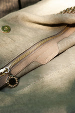 STELLA MCCARTNEY Falabella Bag Canvas Greenbeige