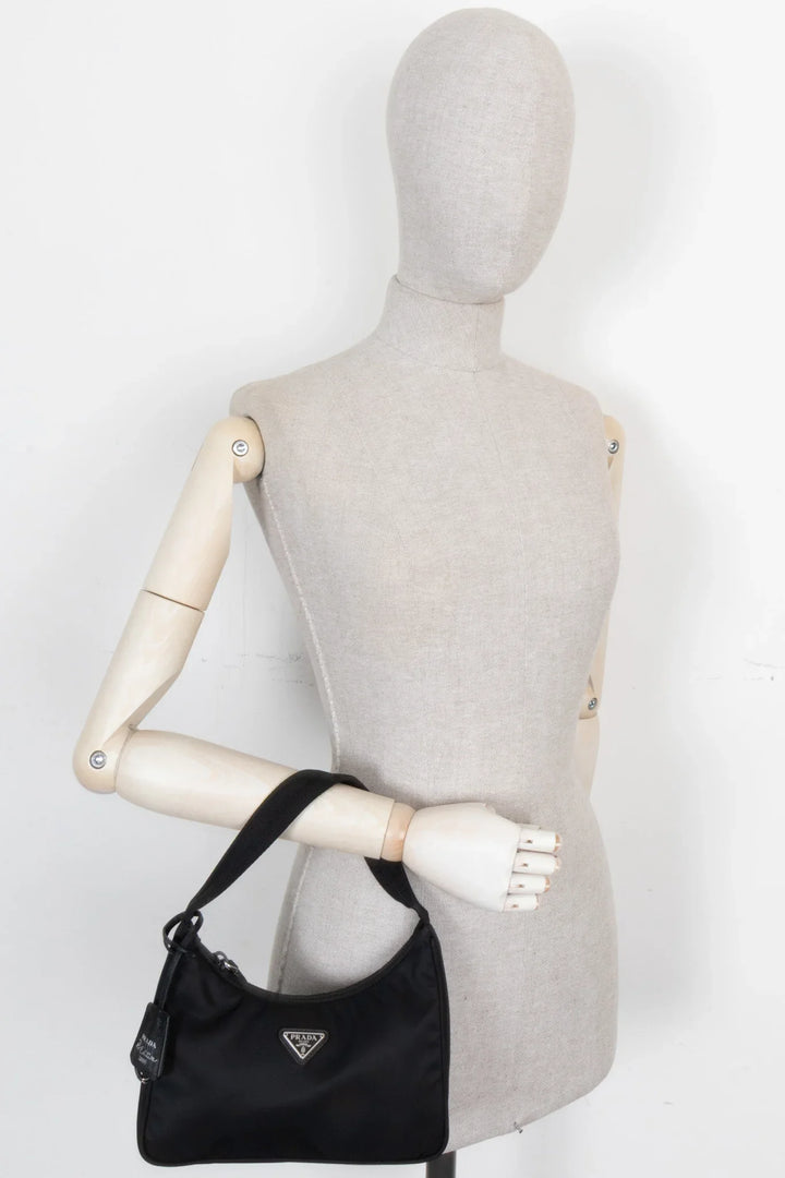 PRADA Re-Edition 2000 Nylon Mini Bag Black
