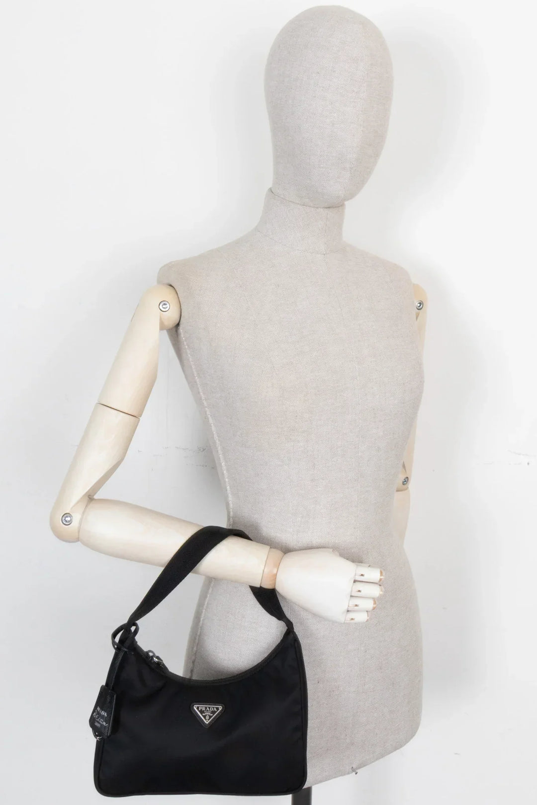 PRADA Re-Nylon Shoulder Bag Black