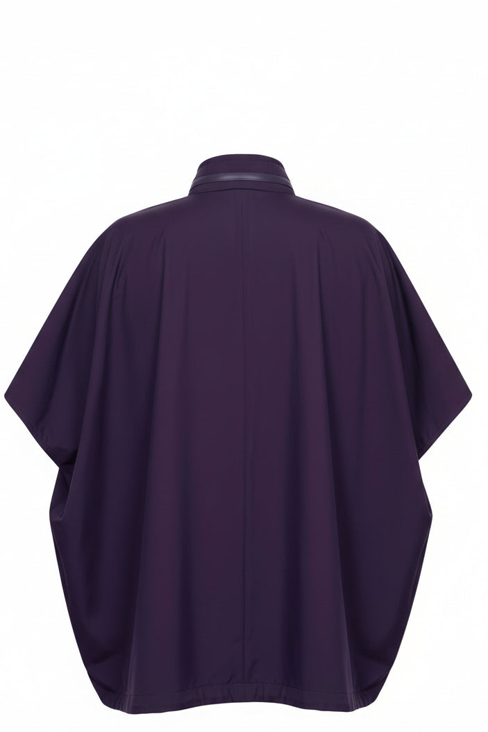 LORO PIANA Storm System Rain Cape Purple