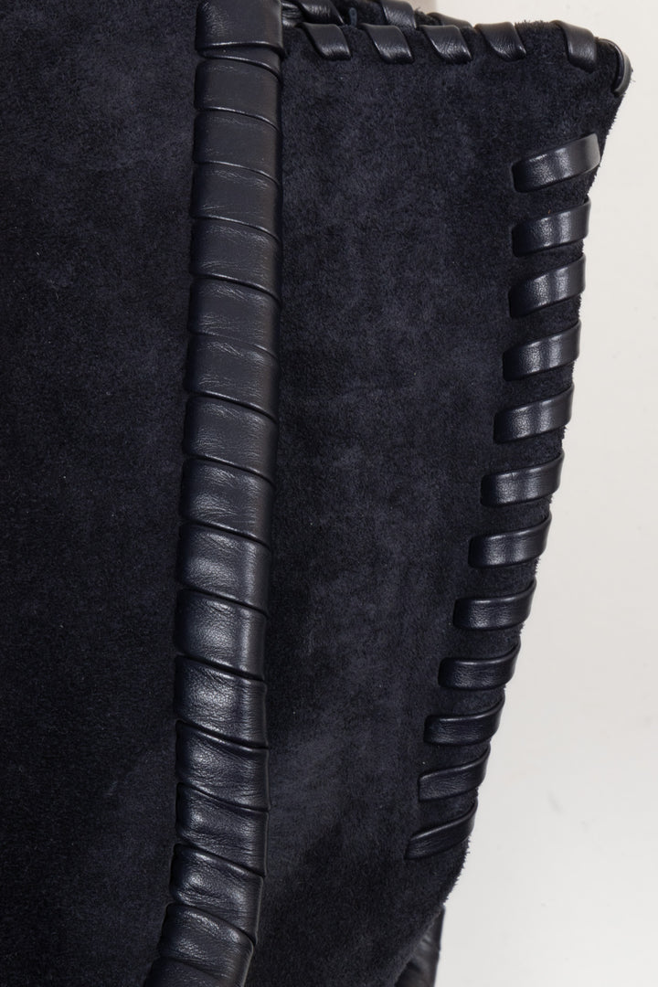 CHLOÉ Mony Tote Daim Navy