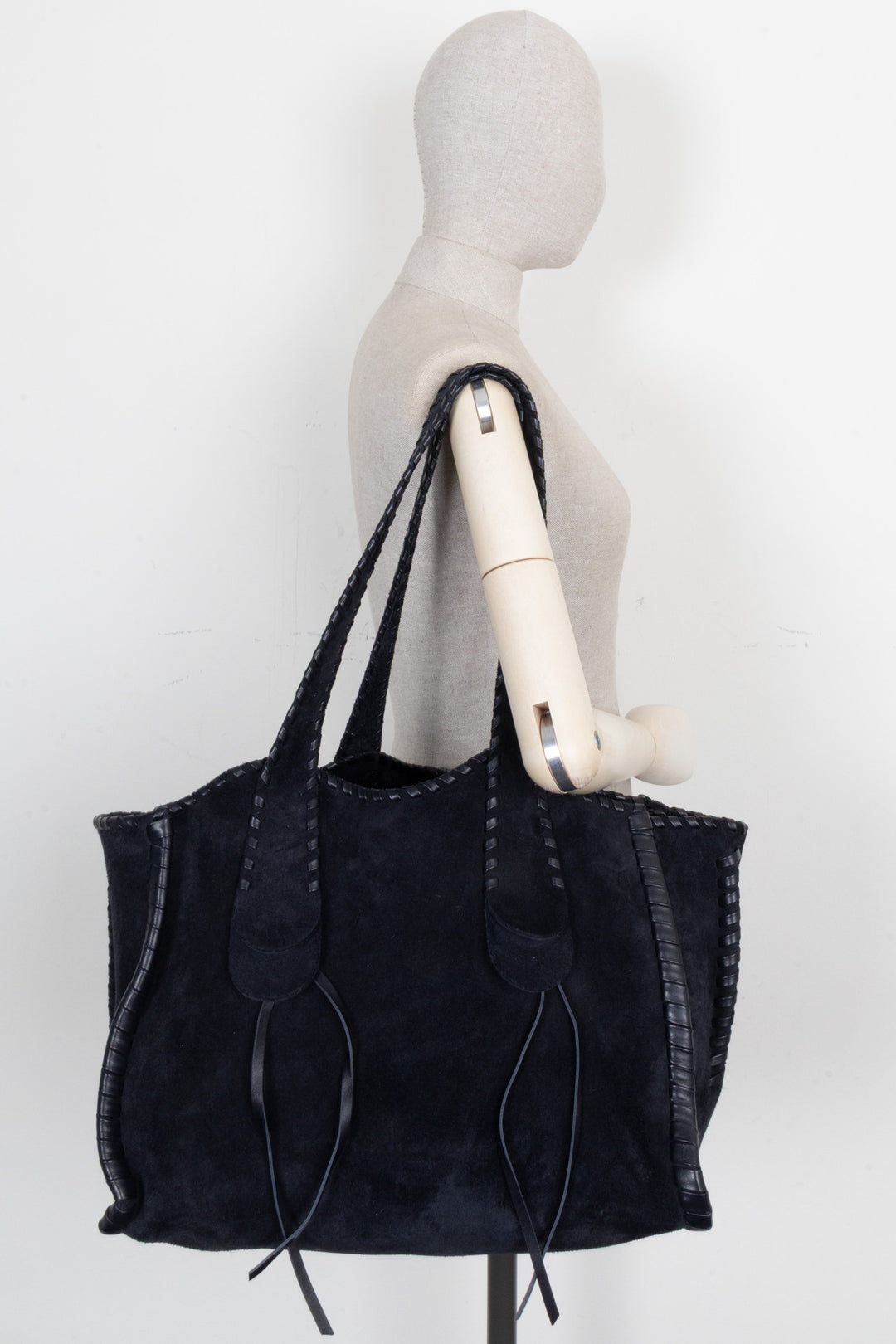 CHLOÉ Mony Tote Daim Navy