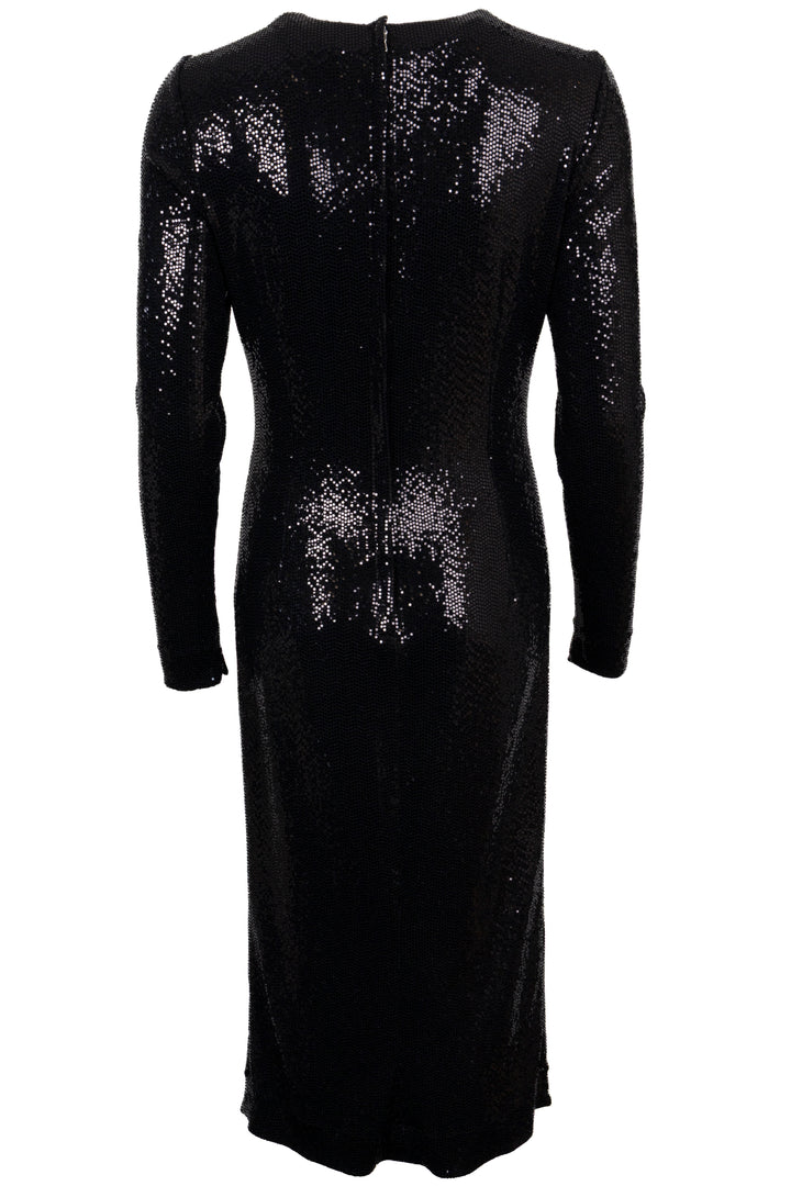 Robe à paillettes DOLCE & GABBANA noire
