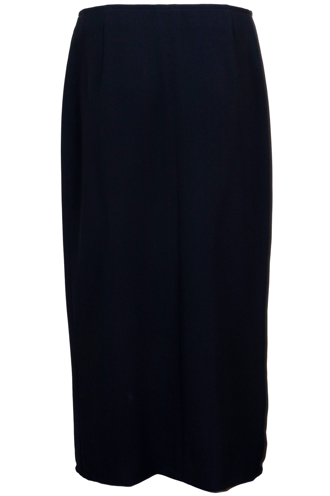 HERMÈS Wrap Midi Skirt Midnight Blue