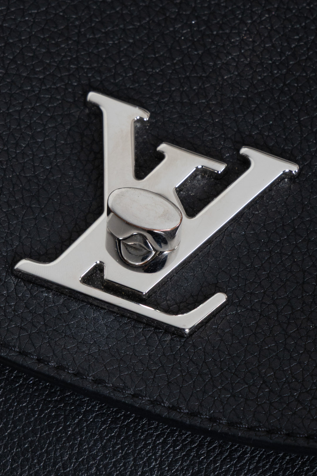 LOUIS VUITTON Lockme Ever MM Handbag Black