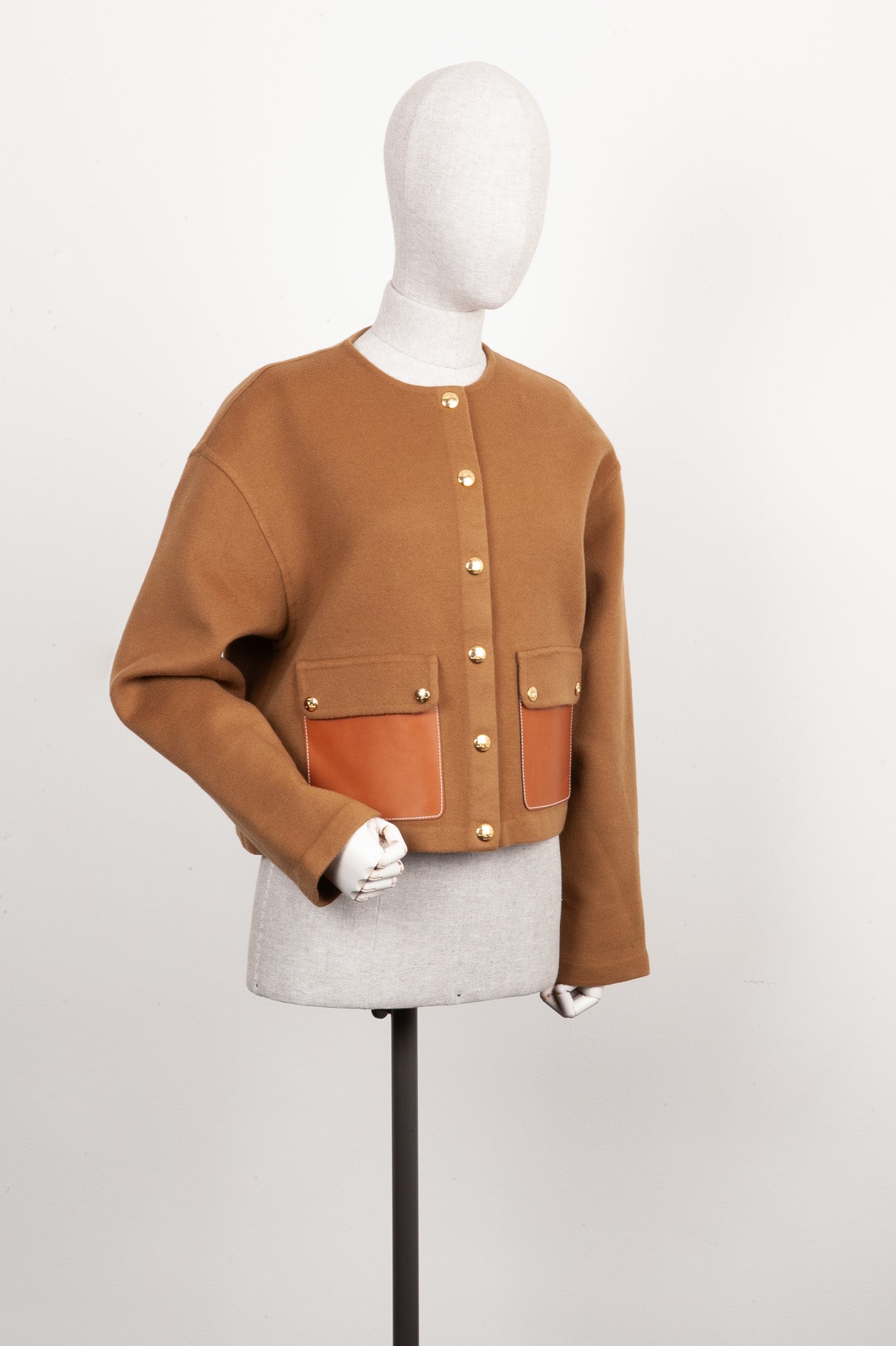 CELINE Veste Triomphe Cachemire Beige – REAWAKE
