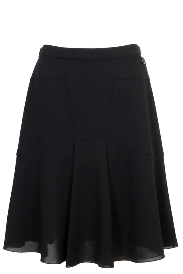 CHANEL Cigaline Midi Skirt Black