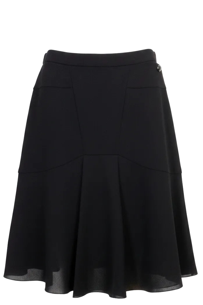CHANEL Cigaline Midi Skirt Black