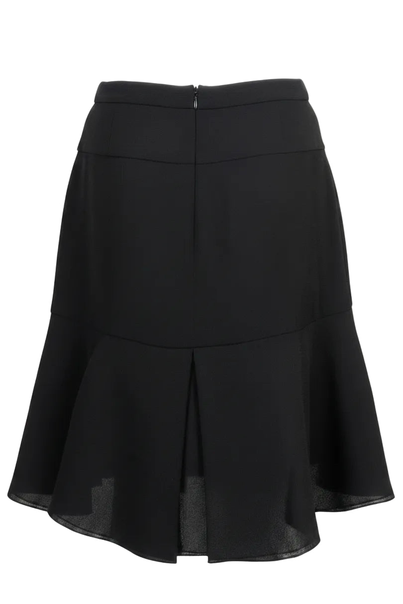 CHANEL Cigaline Midi Skirt Black