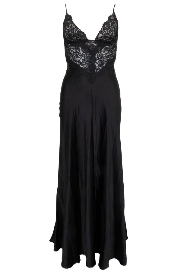RODARTE Maxi Dress Lace Black