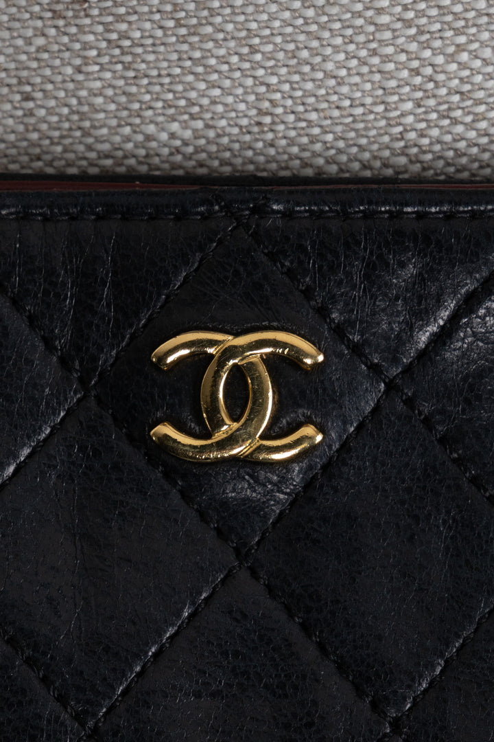 CHANEL Vintage Square Bag Mini Black