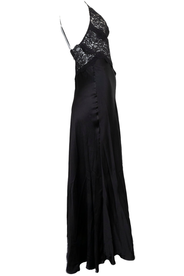 RODARTE Maxi Dress Lace Black