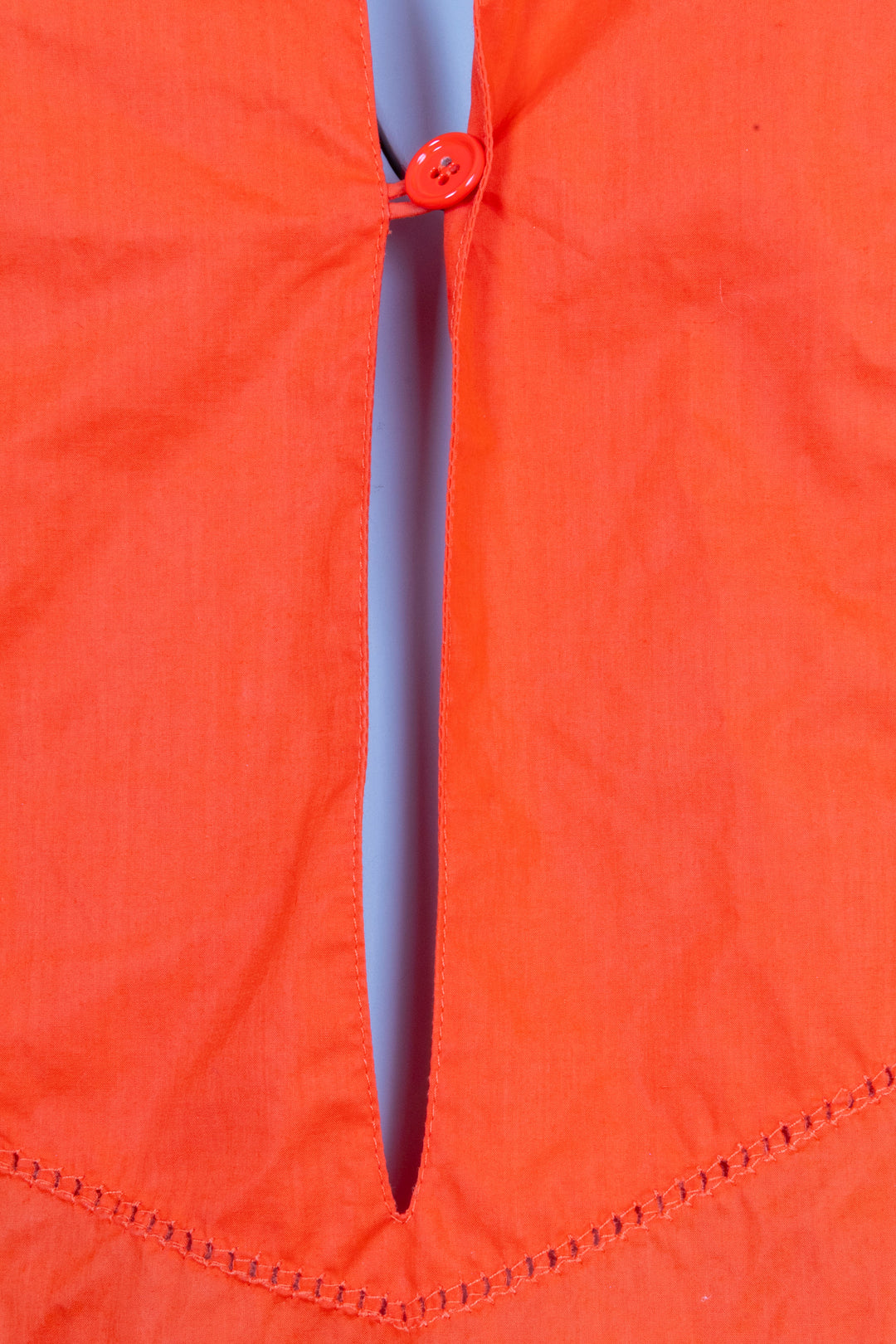 HERMÈS Sleeveless Dress Cotton Orange