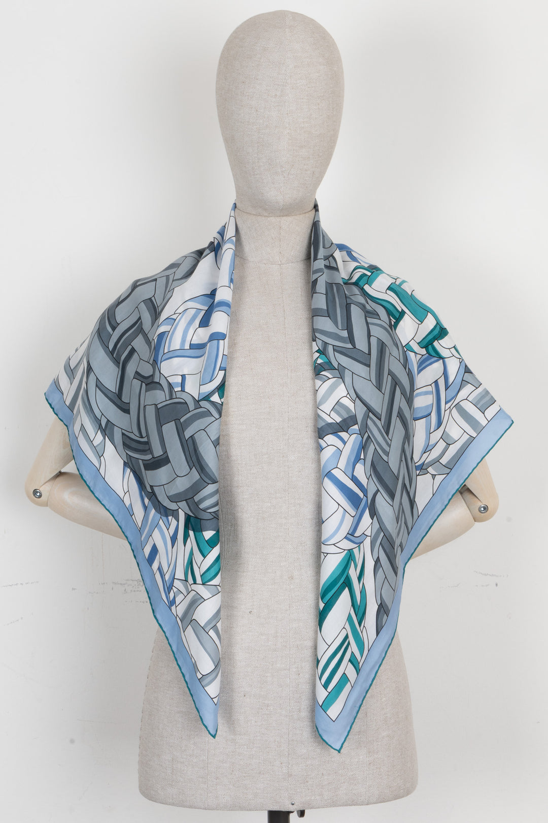 HERMÈS Carrik Bend 101 Scarf Cotton