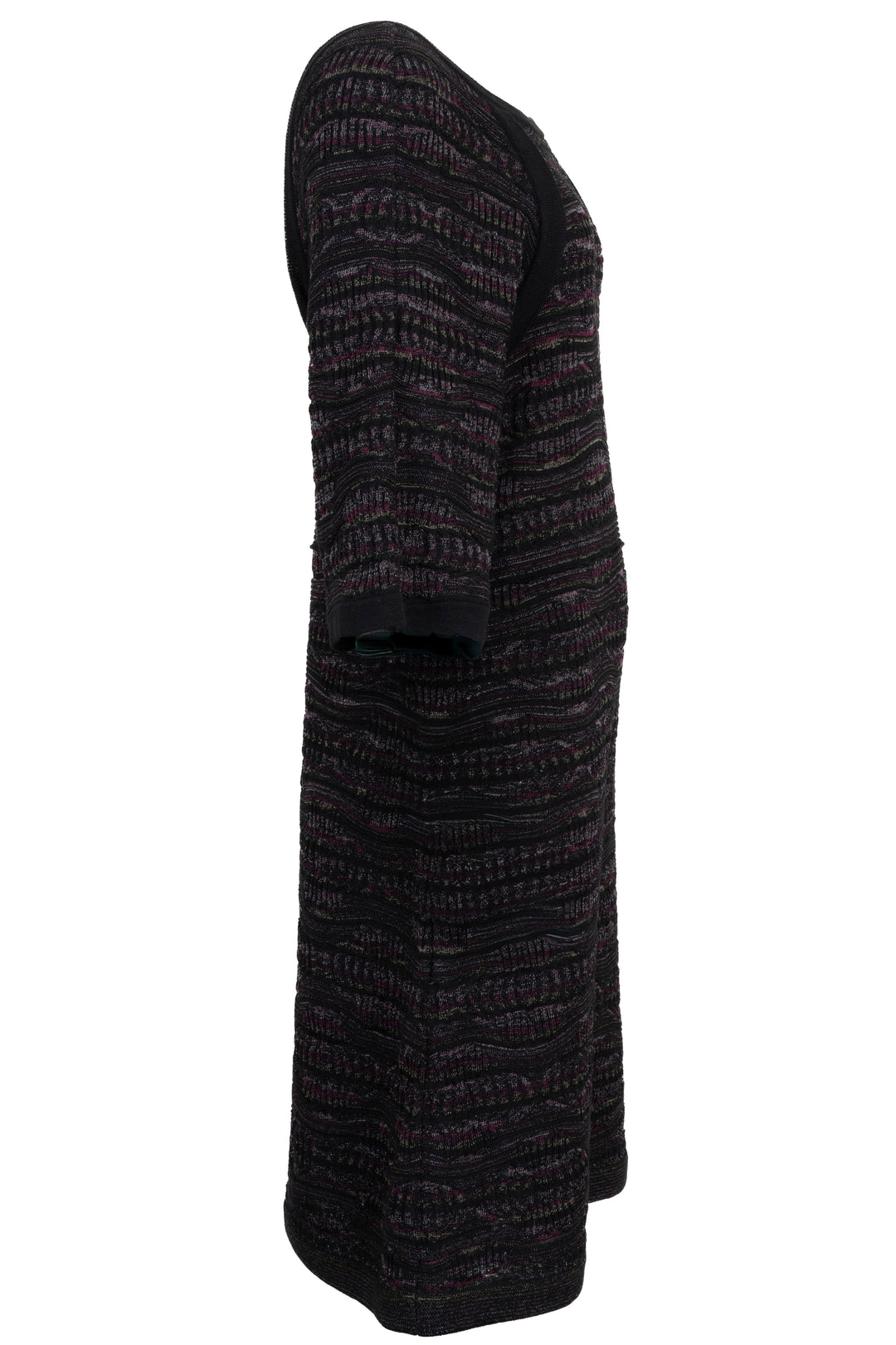 Robe en maille CHANEL 2015 dos nu en coton multicolore