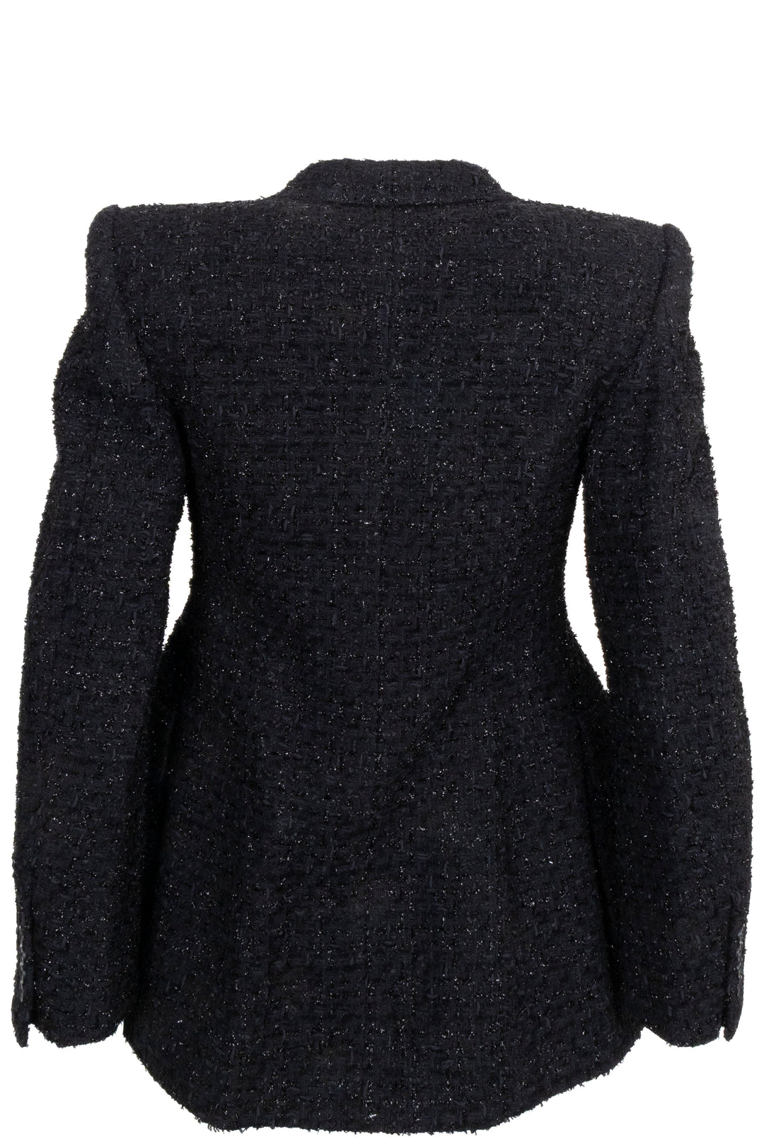 BALENCIAGA Hourglass Blazer Tweed Black