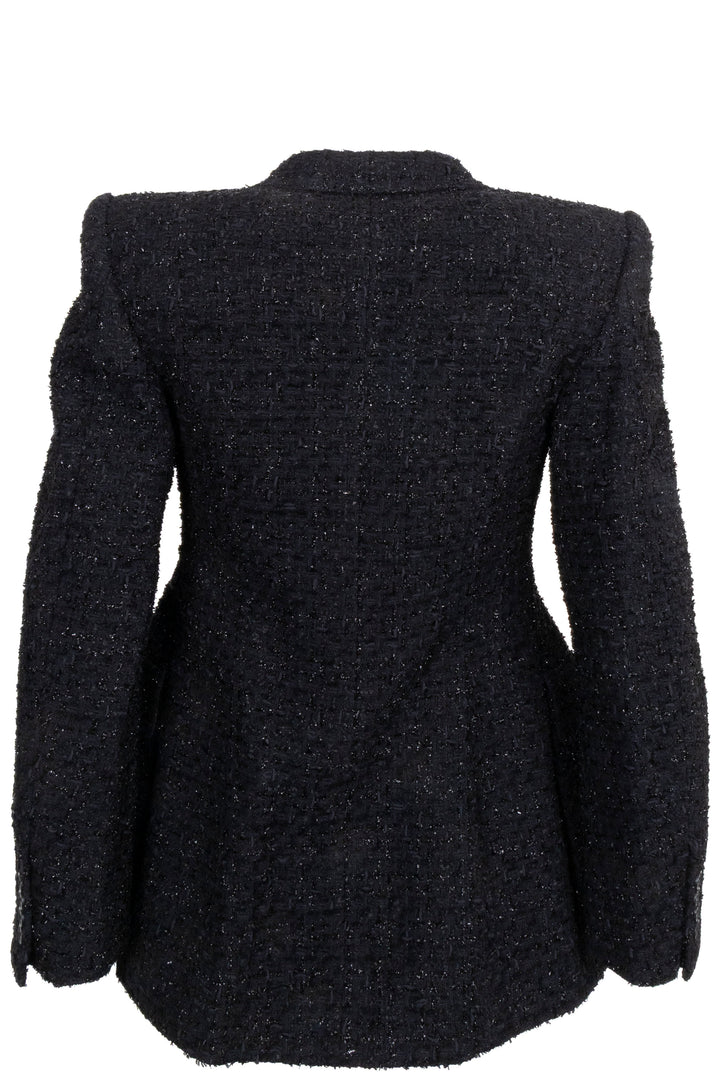 BALENCIAGA Hourglass Blazer Tweed Black