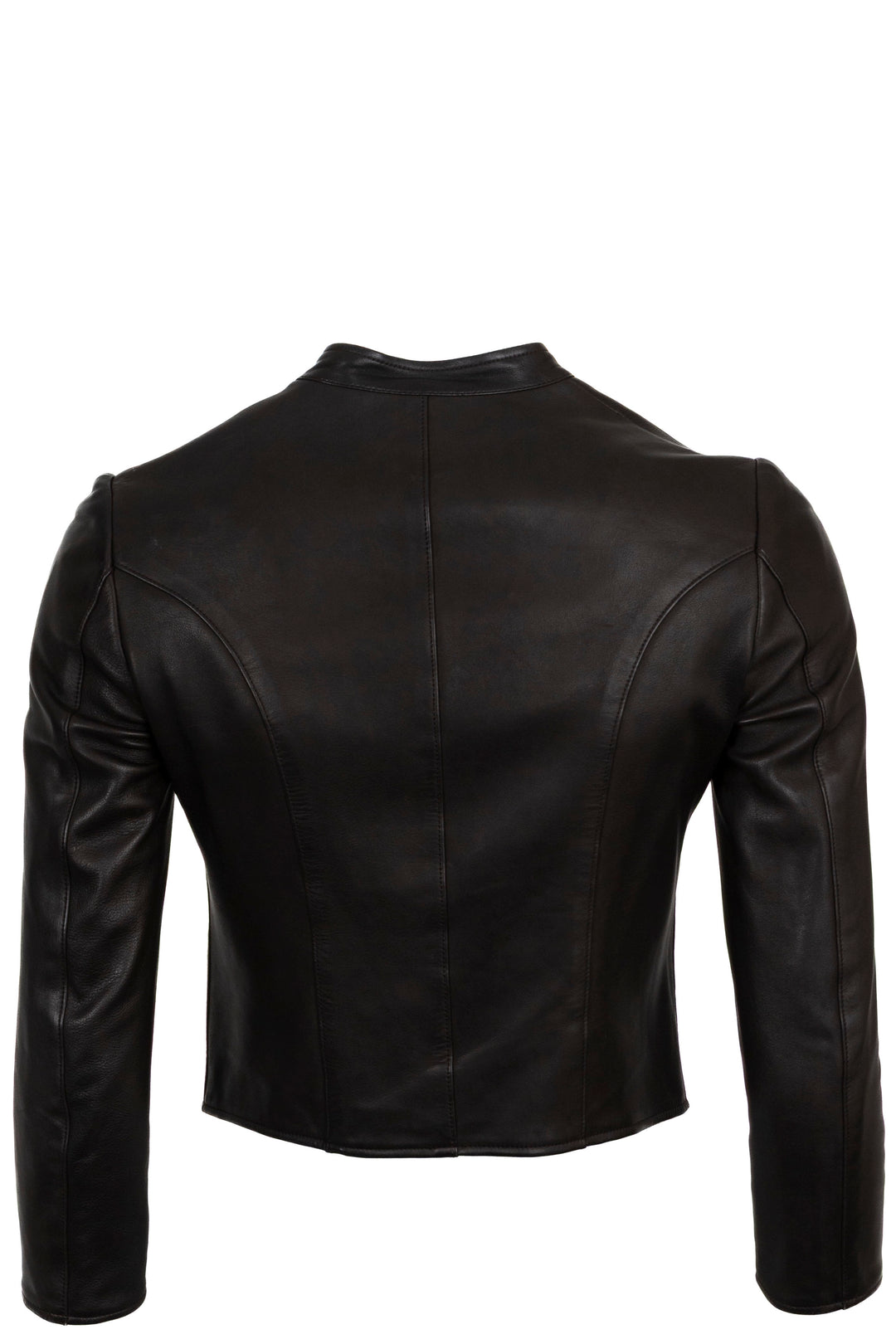 Veste GUCCI par Tom Ford à boutons dorés en cuir marron