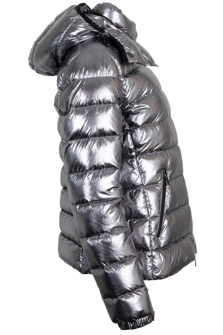 Doudoune Moncler Bady argentée