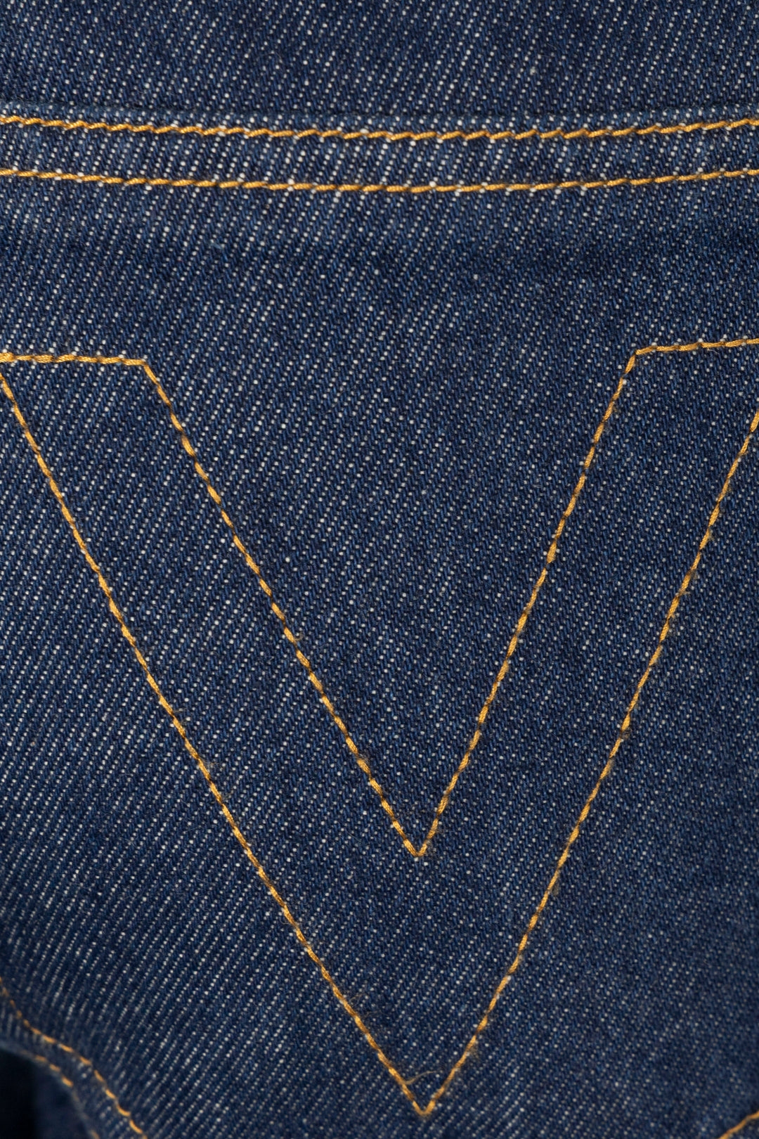 VALENTINO VLogo Cropped Denim Pants Dark Blue