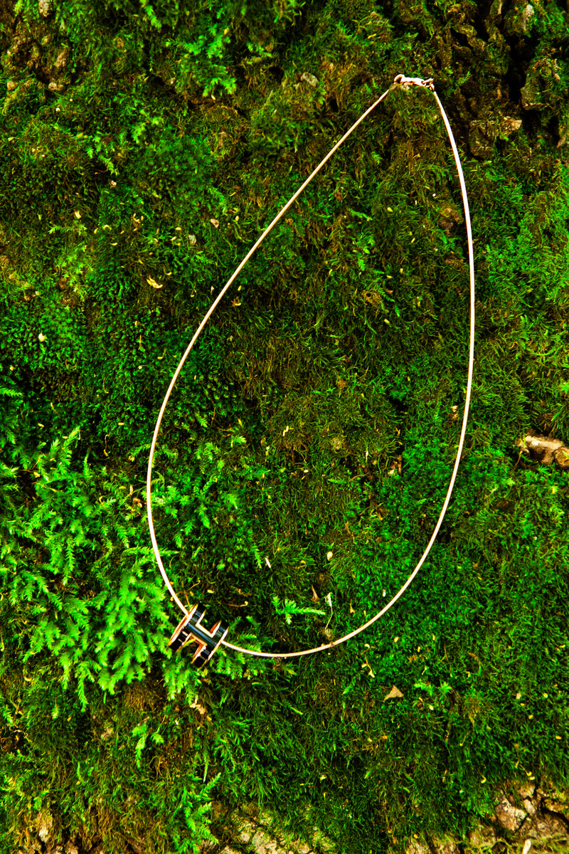 HERMÈS Pop H Necklace Rose Gold