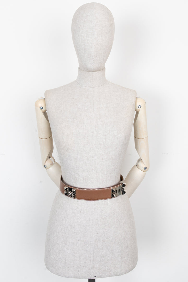 HERMÈS CDC Waist Belt Gold Palladium