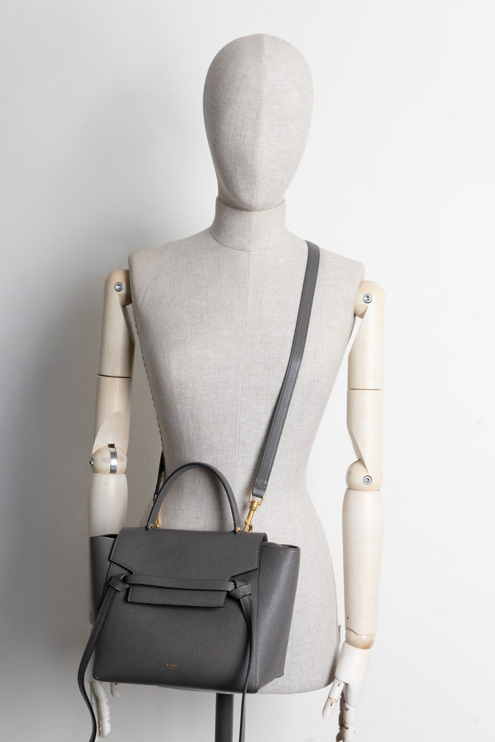 CELINE Micro Belt Bag Grey