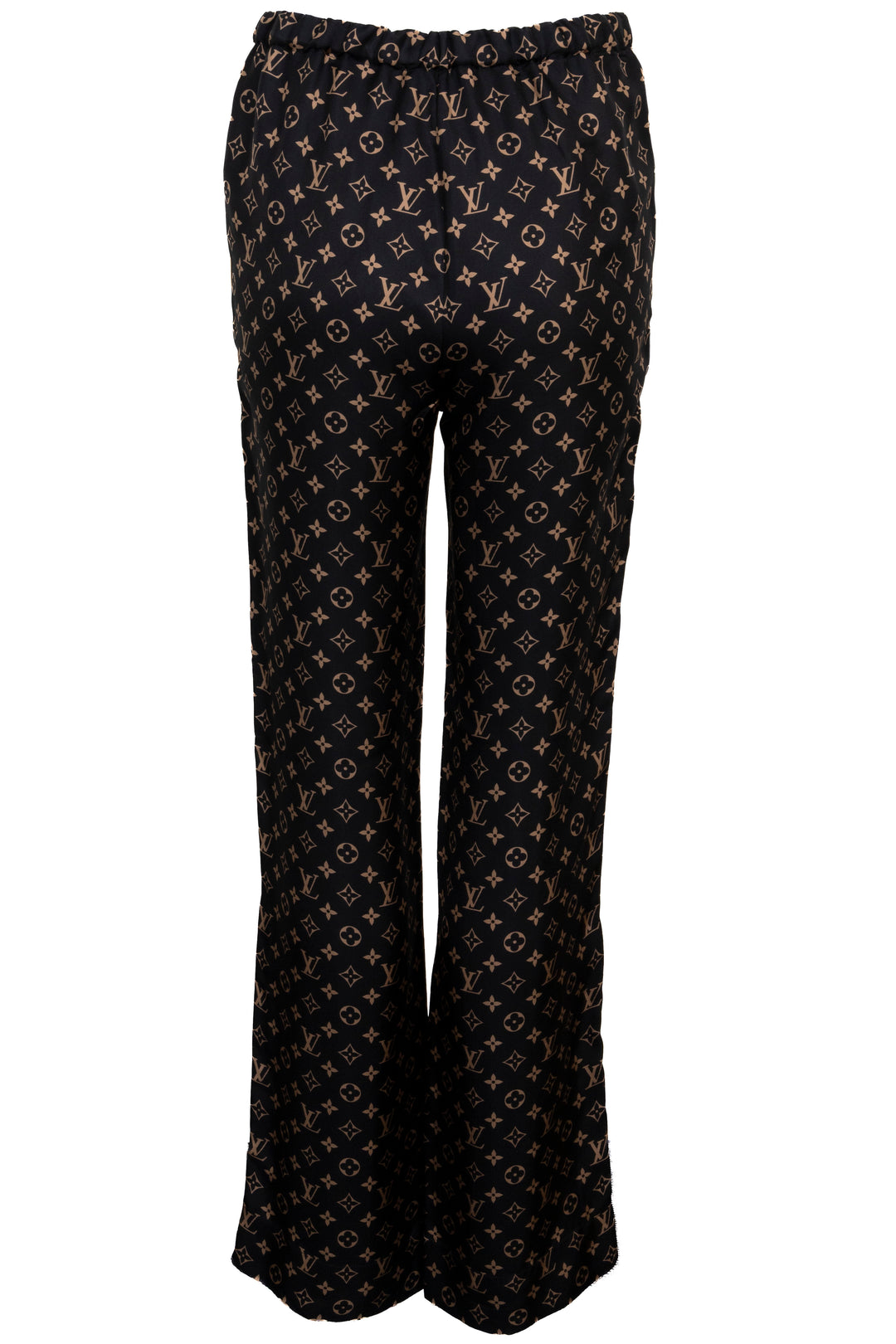 LOUIS VUITTON MNG Escale Silk Pants Black