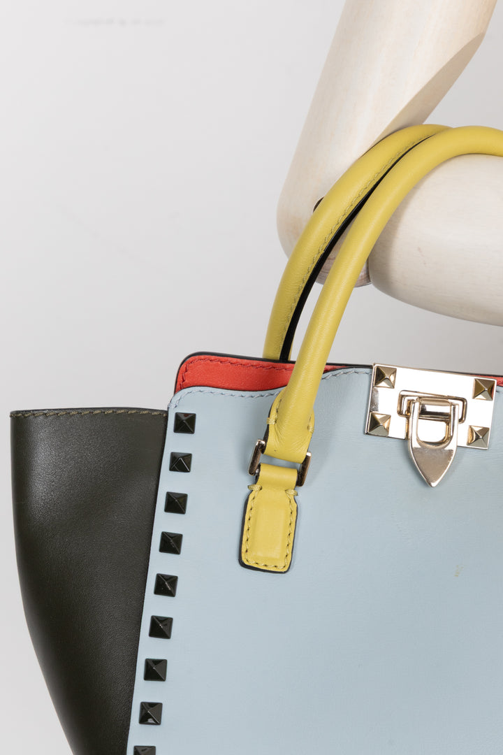 VALENTINO Mini Rockstud Tote Multicolor