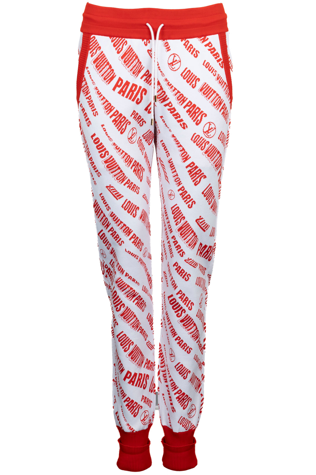 LOUIS VUITTON Logo Pants Red