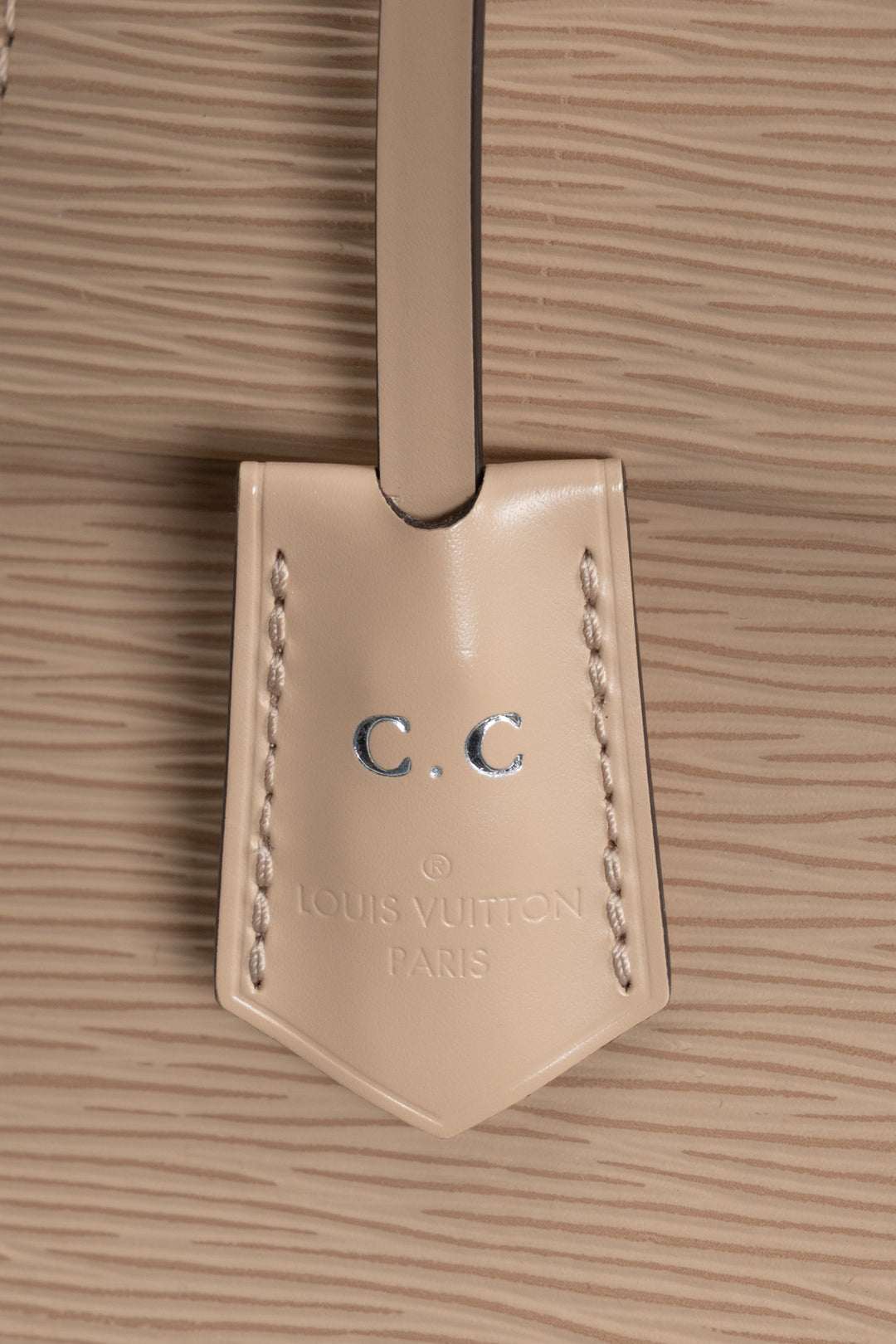 LOUIS VUITTON Cluny BB Top Handle Bag Epi Nude